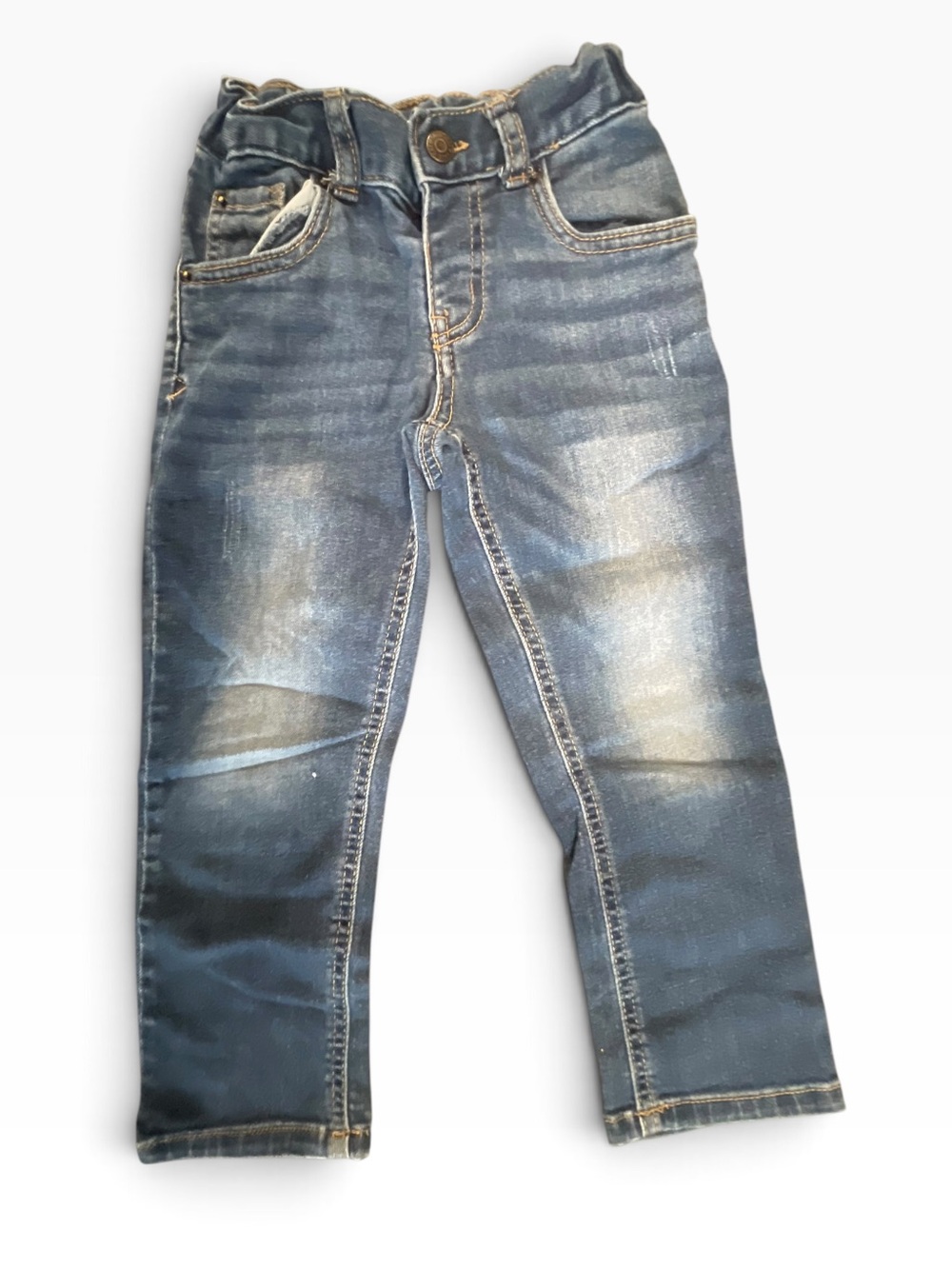 Cat & Jack Boys Faded Blue Stretch Denim Jeans